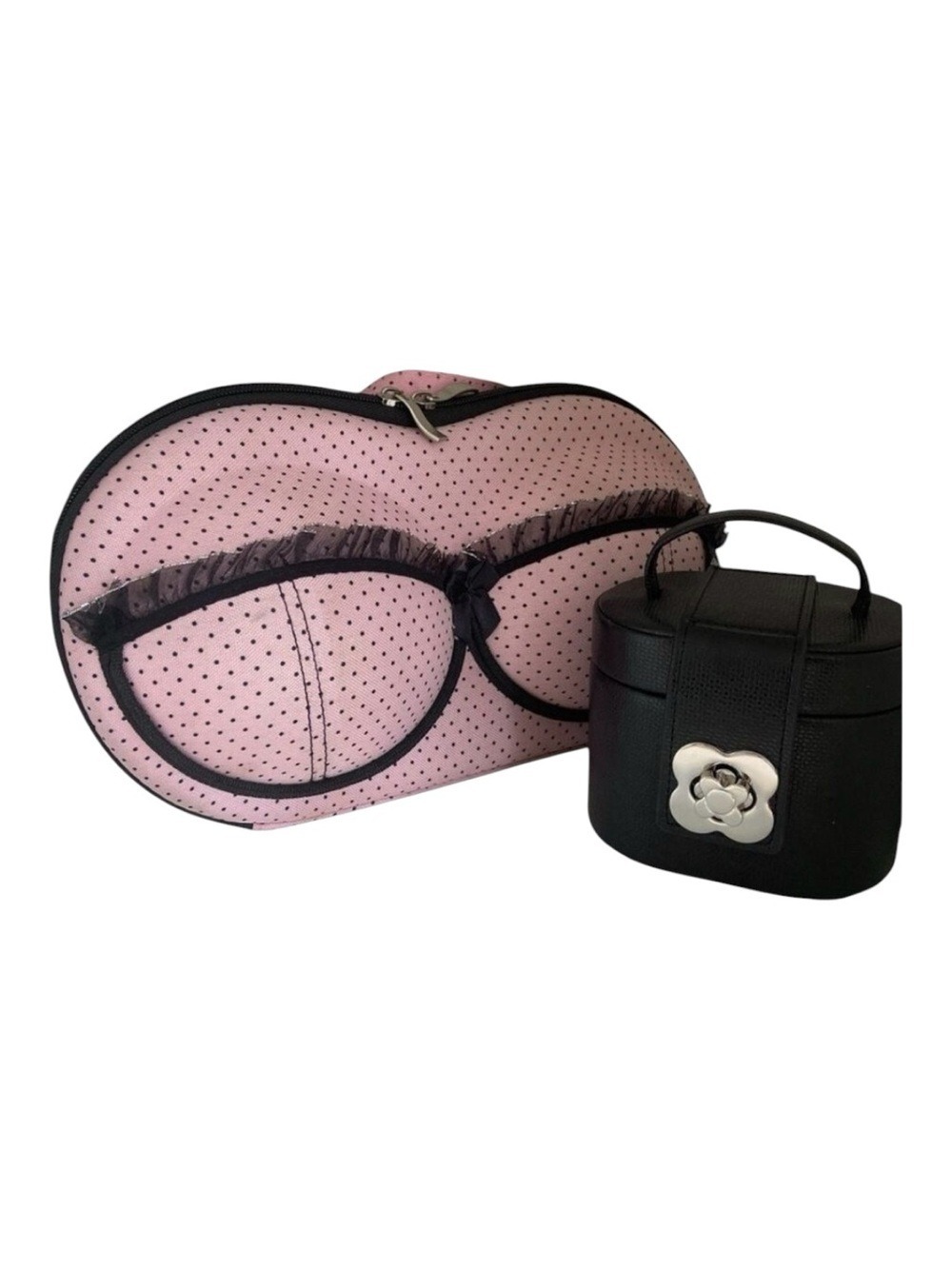 Perfect traveling kit: Jacky’s Bras lingerie & jewelry travel suitcase